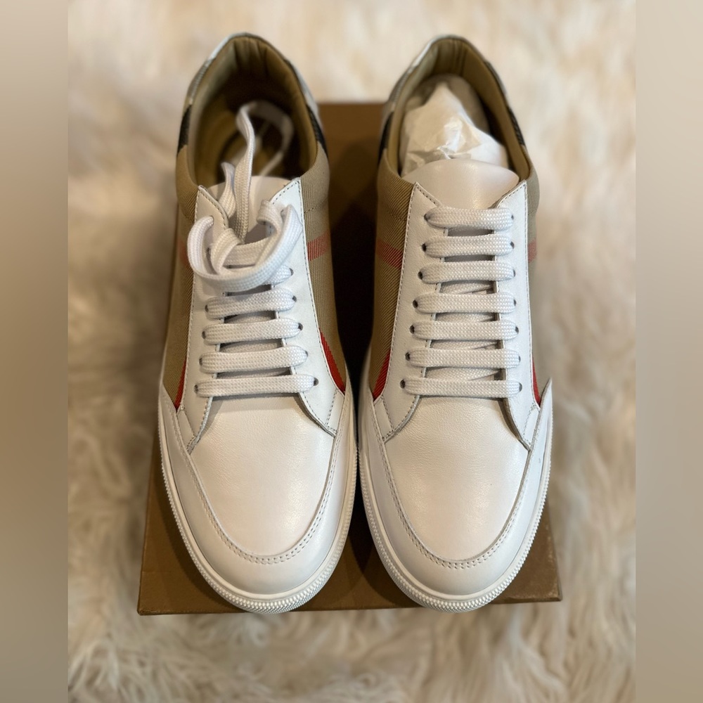 Burberry Salmond Check Low Top Sneaker. Women’s shoes. Size 10.5US/40.5EU. New! - Picture 7 of 9